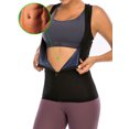 thumbnail image 3 of Womens Zipper Sauna Sweat Vest Hot Polymer Corset Waist Trainer Sauna Suit Tank Top Weight Loss Body Shaper Workout Shirt, 3 of 8