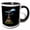 Black/White, variant on 3drose, the Eiffel Tower from Paris France Design Great for Souvenirs., 11oz Magic Transforming Mug