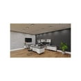 thumbnail image 4 of Mirella Low Wall Cabinet Glass Doors in Stone Gray, 4 of 6