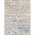 thumbnail image 3 of Pasargad Home Starburst Collection Power-Loomed White/Light Blue Area Rug- 6' x 9', For Indoor Space and all Age of Group, 3 of 6