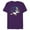 Purple, variant on Disney Donald Duck Baseball Swinging for the Fences Sports - Short Sleeve Blended T-Shirt for Adults - Customized-Dark Heather