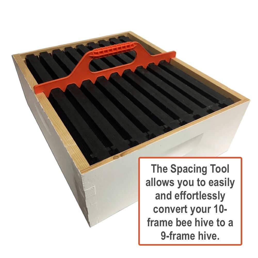 Beekeeping Equipment Plastic 7 Frame Spacer Bee Hive Frame Spacing Tool