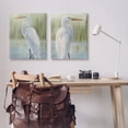 thumbnail image 2 of Stupell Industries Egrets in Marshland Animals & Insects Painting Gallery Wrapped Canvas Print Wall Art, 24 x 30, Set of 2, 2 of 7