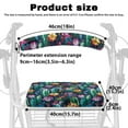 thumbnail image 6 of COEQINE Cactus Rollator Seat Back Cover Colored Flowers Rollator Seat Cover Set of 2 Rollator Seat Cover with Back Walker Seat Covers for Seniors, 6 of 7