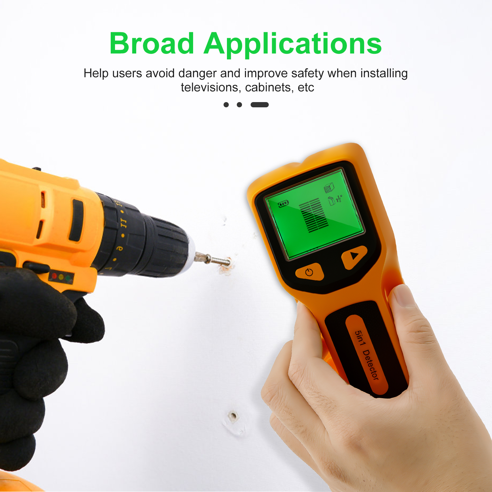 TMWEFUSC 5-in-1 Wall Stud Finder with LCD Display photo 7