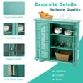thumbnail image 4 of Giantex Sideboard Buffet Cabinet w/4 Drawers & Dual-Open Glass Doors, Kitchen Buffet Storage Cabinet, Green, 4 of 8