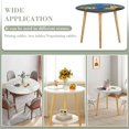 thumbnail image 3 of Stinky y Dirty-theme Fitted Round Tablecloths Elastic Edged Table Covers Waterproof Table Cloth for Kitchen Holiday Party Tables Decor 150cm, 3 of 6