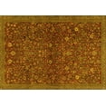 thumbnail image 1 of Ahgly Company Indoor Rectangle Persian Yellow Traditional Area Rugs, 8' x 12', 1 of 4