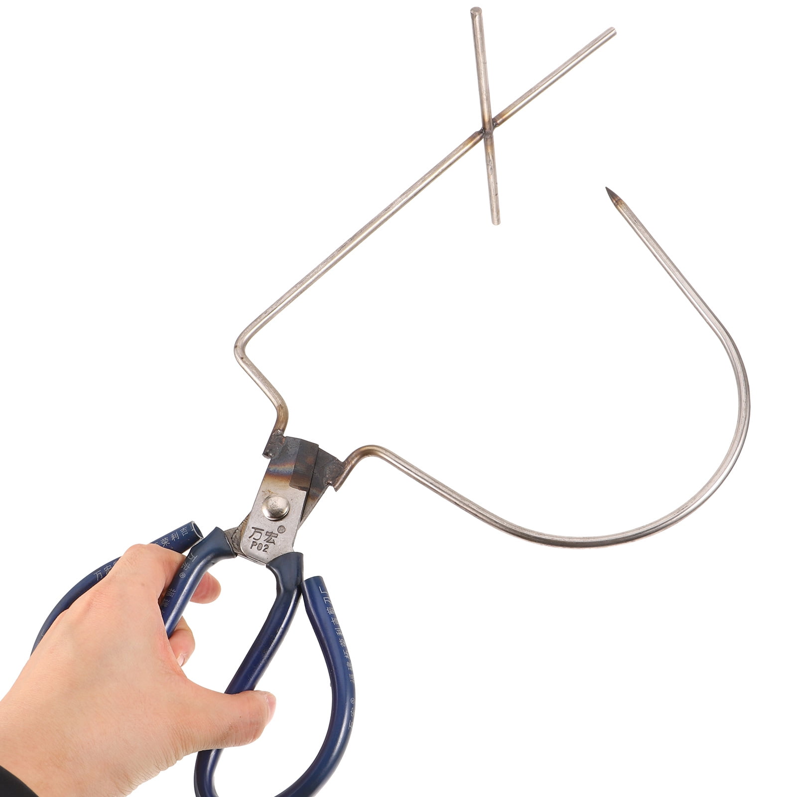 IDEANATEGRATE 1Set Dipping Tong Stainless Steel For Pottery Glazing Plier Professional Artists