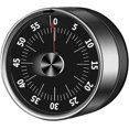 thumbnail image 1 of Magnetic Kitchen Timer - 60-Minute Countdown, Loud Alarm & Stainless Steel Face, 1 of 5
