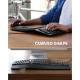 thumbnail image 6 of Perixx PERIBOARD-535BR [Firmware Updated] Wired Ergonomic Mechanical Keyboard - Full-Size - Low-Profile Brown Tactile Switches - NKRO Anti-Ghosting - Compatible with Windows and macOS, 6 of 10