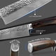 thumbnail image 2 of Juego de Cuchillos de Cocina Cuchillos Chef Santoku Cuchillos Japoneses de Acero Inoxidable Cuchillos Utilitarios con Hoja Martillada Forjada Ultra Afilada para Cortar, Rebanar y Cortar, 2 of 7