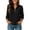 Black, variant on Womens Half Zip Sweater for Women Pullover Long Sleeve Cable Knit Sweater Dressy Casual Solid Color Fall Sweater