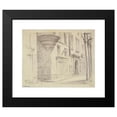 thumbnail image 2 of Ferdinand Boberg 24x20 Black Modern Framed Museum Art Print Titled - House, 5 Rue Hautefeuille (1926), 2 of 5