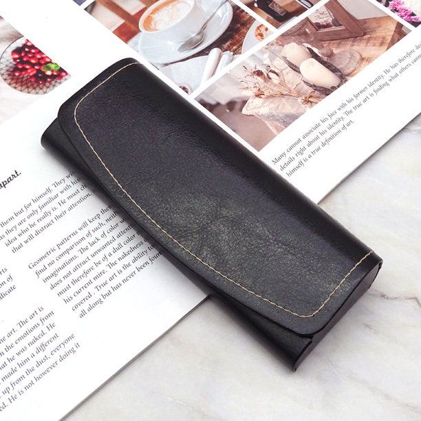 Estuche suave para gafas, estuche portátil antipresión, simple, artístico retro, caja de almacenamiento para gafas de miopía, estuche para gafas hecho a mano
