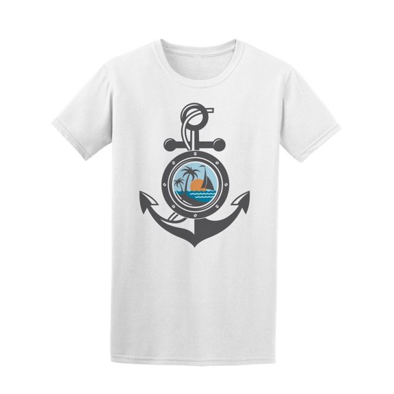 Ship Anchor And Porthole Tee Men's -Image by Shutterstock