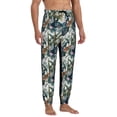 thumbnail image 4 of Kdxio Hawaiian Style Pattern Joggers,Sweatpants for Men with Pockets-Medium, 4 of 5