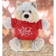 thumbnail image 2 of Dollibu I Love You Sirt Wolf Plush Hand Puppet - 9 inches, 2 of 6