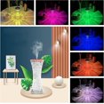 thumbnail image 2 of Lámpara de mesa de cristal con humidificadores para dormitorio, luz nocturna que cambia de color, lámpara de noche de diamantes para dormitorio, sala de estar, regalo, 2 of 5
