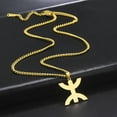 thumbnail image 3 of Africa Berbers Symbol 14K Yellow Gold Necklaces For Women African Kabyle Style Ethnic Berber Jewelry Holiday Gifts, 3 of 11