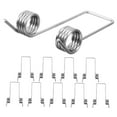 thumbnail image 5 of Raindrops  10 Pcs Trash Can Lid Torsional Spring Replace Wire Springs Silver, 5 of 8