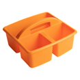 thumbnail image 3 of Painting Basket Plastic Multi Compartments Basket Orange for Storage 1Pcs, 3 of 3