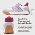 thumbnail image 5 of Artlea Wide Toe Box Womens Walking Shoes with Arch Support Platform Sneakers for Plantar Fasciitis Athletic Fashion Tennis Shoes, US Size 7, 5 of 6
