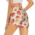 thumbnail image 3 of Disketp Strawberries Print Women's Shorts Workout Shorts for Athletic Gym Running Shorts with Phone Pockets Medium, 3 of 8