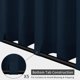 thumbnail image 3 of Cortinas para Patio Exterior con Ojetillos Desmontables en Azul Marino, 3 of 7