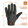 thumbnail image 6 of Ozark Trail Unisex Full-Finger Touchscreen Cycling Gloves, Small/Medium, Black, Adult, 6 of 6