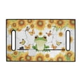 thumbnail image 2 of Whosucclay Frog Sunflower Butterfly Golf Cart Seat Cover, Anti-Slip with 4 Pockets Towel Blanket for More 2 Person Seats Breathable Towel Seat Cover, 52.36"x 32.28", 2 of 7