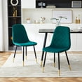 thumbnail image 2 of NORDICANA 4 Pieces Dining Chair,Modern Home Desk Chair Set of 4,No Arms Dining Chair with Backrest Soft Cushion Vanity Chair Without Arms for Bedroom,Guest Reception,Living Room, 2 of 6