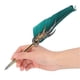 thumbnail image 2 of Feather Pen Calligraphy Writing Vintage Set Metal Retro Dip Quill Kit with Ink Sac SP270Black Green, 2 of 3