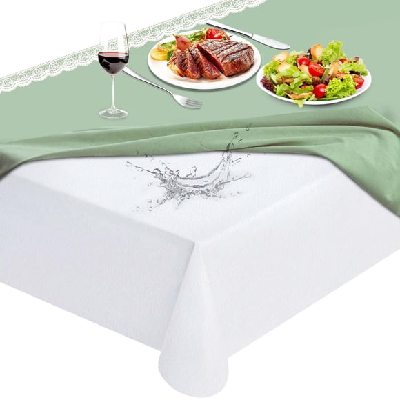 Protector de mesa LotuFlor, impermeable, 229 x 137 cm, vinilo