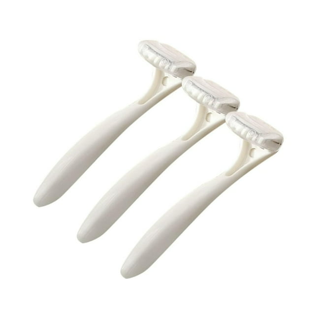 LEEYNEER Rasoir de Voyage pour Femmes Tondeuse pour Poils du Corps Couteau de Rasage Manuel Épilation du Visage pour Femmes Réutilisable Humide/sec