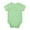 Green, variant on Ticikt Baby Cotton Short Sleeve Bodysuit, Solid Wrap Front Newborn Infant Snap Crotch Onesie Romper,White