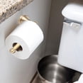 thumbnail image 2 of Tebru Toilet Paper Holder,Tissue Roll Bar,Retro Brass Stainless Steel Wall Mount Toilet Bathroom Tissue Roll Paper Holder Bar, 2 of 8