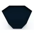 thumbnail image 4 of Atlin Designs Contemporary Wood Corner Wardrobe Closet in Midnight Blue, 4 of 11