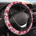 thumbnail image 5 of Rateoe Thai elephant Pattern Elastic Stretch Steering Wheel Cover, Universal 15 inch, Microfiber Breathable , Anti-Slip, Odorless, Easy Carry, 5 of 6