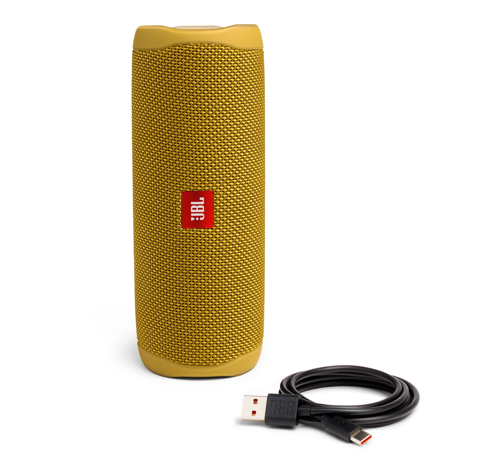 JBL Flip 5 Portable Wireless Bluetooth Speaker, Loud Bass, OntheGo, Waterproof, Mustard Yellow  (图3)