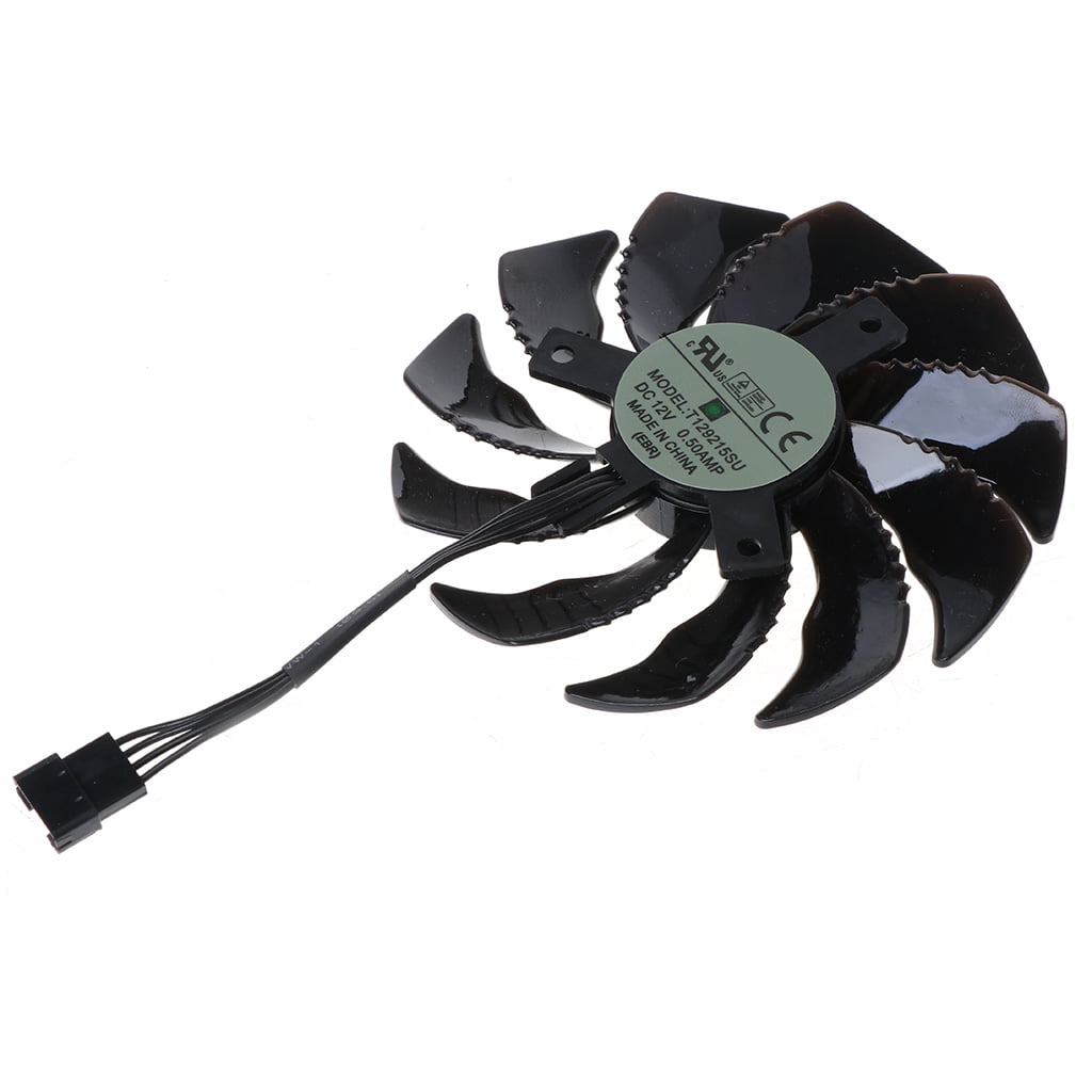 1 Pair of 2 pcs Fans T129215SU Graphics Card Fan for GIGABYTE GTX 1050Ti 1060 1070 RX 470 480 570 580 R9 380X