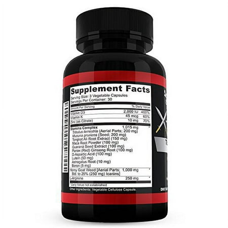 Doctor Recommended X-Calibur - Male Support Testosterone Booster Capsules, 90 Ct