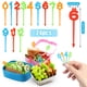 thumbnail image 4 of Bewildely Tenedores de frutas lisos y redondos para comer de forma segura y agradable pastel postre tenedor de fruta tenedores de fruta Mostrada, 4 of 6