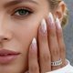 thumbnail image 3 of Punta francesa FJSMtoPL de Press On Nails con diseño cromado y almendra, 3 of 7