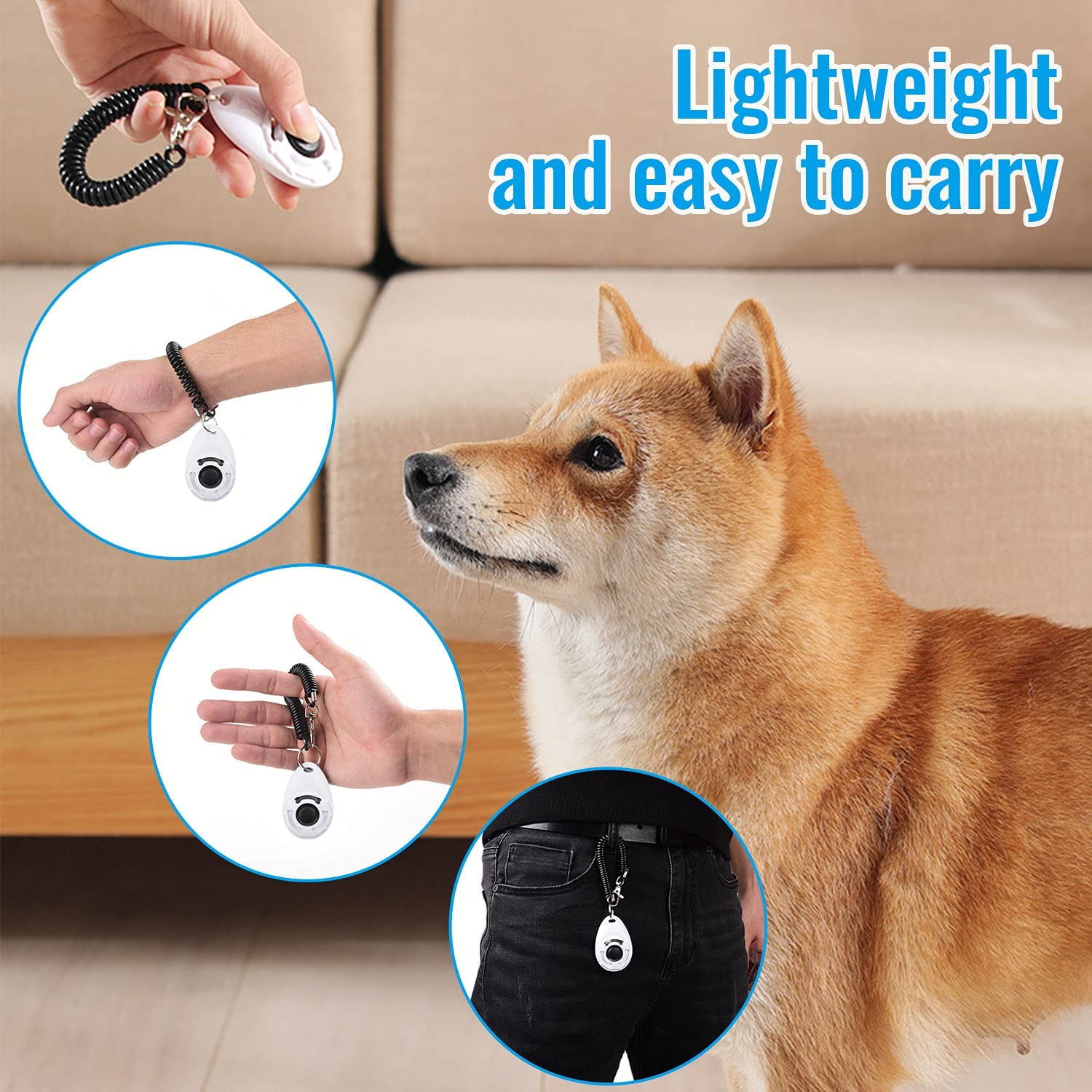Diyife Clicker Training For Dogs Dog Clicker For Training Clicker Dog Training With Wrist Strap Clicker For Pets Dog Clicker Fits Dog Cat Horse Behavioral Training Walmart Com