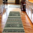 thumbnail image 3 of Ambesonne Southwestern Decorative Rug Carpet, Classic in Nature Tone, 2' 5" x 7' 5", Pale Reseda Green Beige, 3 of 3