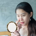thumbnail image 2 of MasteelfCA Makeup Mirror Cosmetic Mirror Folding Makeup Mirror Delicate Handheld Mirror, 2 of 7