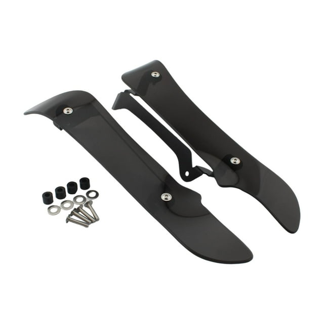 Deflector de aire de carenado de 2 piezas Zulema ala deflectora de aire para K1600GT 17-23 Negro
