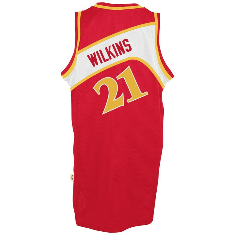 Dominique Wilkins Atlanta Hawks Adidas NBA Throwback Swingman Jersey - Red  