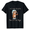 thumbnail image 1 of AALJY Funny First I Drink The Coffee Then I Do The Things T-Shirt, 1 of 5